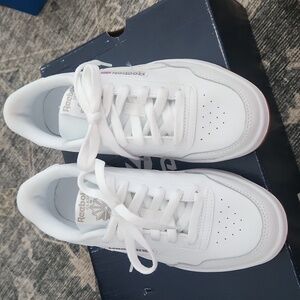 White Reebok Tennis Shoes